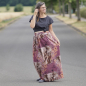 Preview: Charitystoff: "This time for Afrika" the power of Love - Eigenproduktion von Graustufen-Stoffe auf Baumwolljersey
